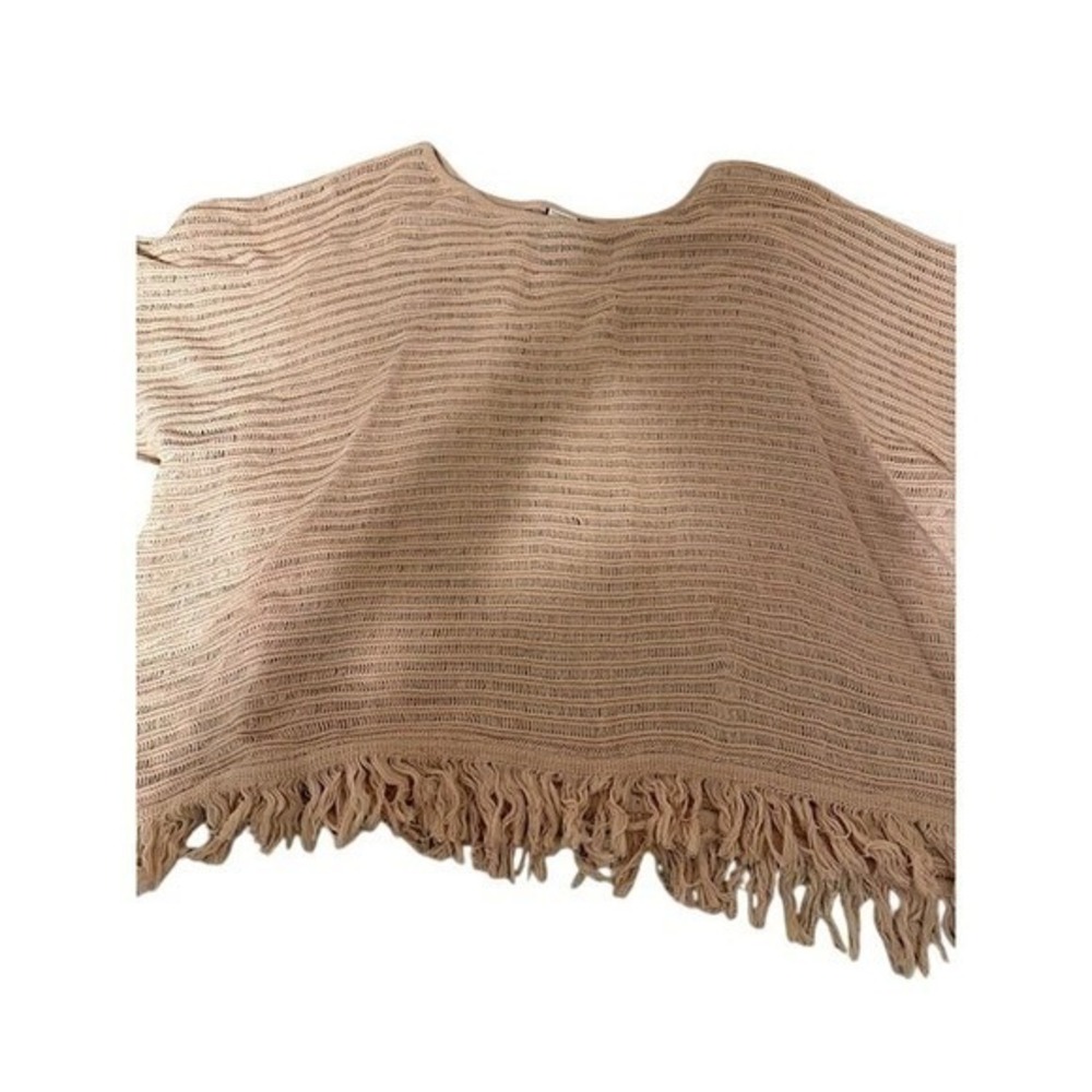 Fringe Hem Knit Top Cropped‎ Sweater Pullover Cover Up